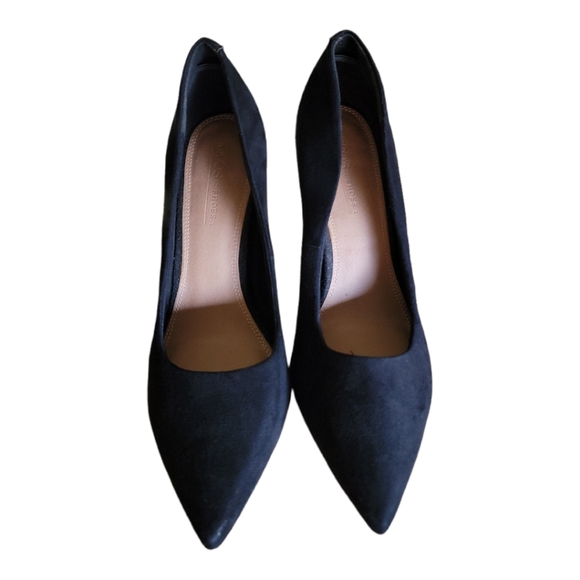 Asos Suede Pointed Toe Pumps Size 7.5 - Picture 2 of 6